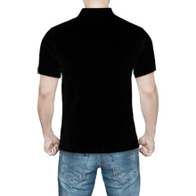 Load image into Gallery viewer, TI Amo I love you - Exclusive Brand - Mens Black  Polo Shirt
