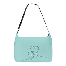 Load image into Gallery viewer, Ti Amo I love you - Exclusive Brand - Aqua Island - Double Script Heart - Journey Computer Shoulder Bag
