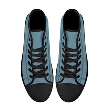 Load image into Gallery viewer, Ti Amo I love you - Exclusive Brand - High-Top Canvas Shoes - Black Soles
