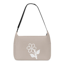 Load image into Gallery viewer, Ti Amo I love you - Exclusive Brand - Bison Hide - White Daisy - Journey Computer Shoulder Bag
