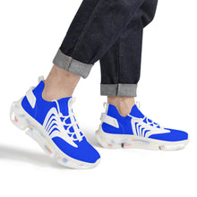 Load image into Gallery viewer, Ti Amo I love you - Exclusive Brand  - Blue Blue Eyes - Mens / Womens - Air Max React Sneakers - White Soles
