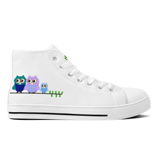 Load image into Gallery viewer, Ti Amo I love you - Exclusive Brand - High-Top Canvas Shoes - White Soles
