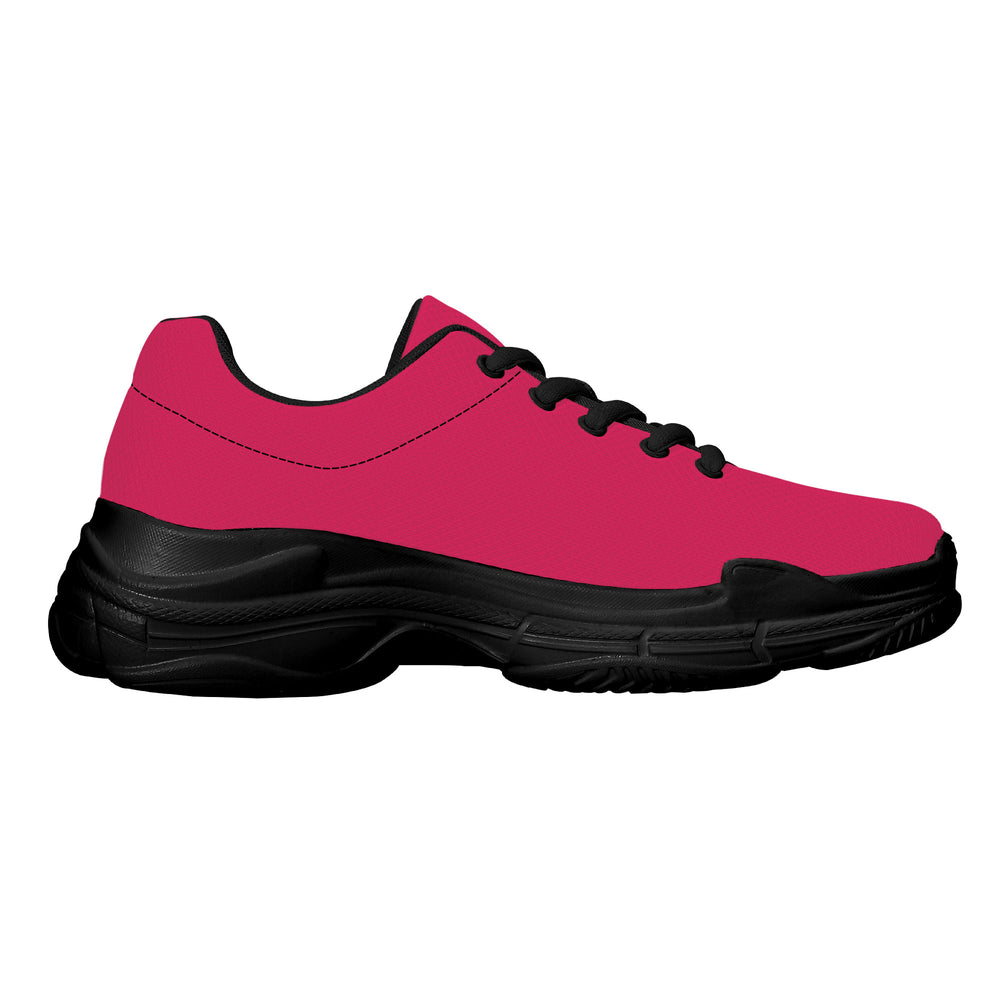 Ti Amo I love you  - Exclusive Brand  - Cerise Red 2  - Chunky Sneakers - Black Soles