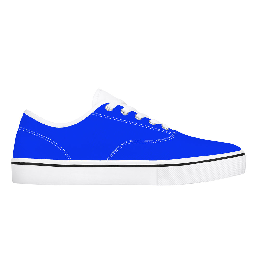 Ti Amo I love you -  Exclusive Brand  - Blue Blue Eyes - Double White Heart -  Skate Shoe - White Soles