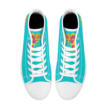 Load image into Gallery viewer, Ti Amo I love you - Exclusive Brand  - High-Top Canvas Shoes - White Soles
