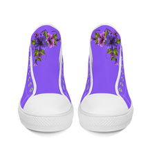 Load image into Gallery viewer, Ti Amo I love you - Exclusive Brand - High-Top Canvas Shoes - White Soles
