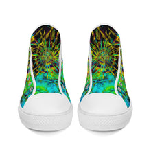 Load image into Gallery viewer, Ti Amo I love you - Exclusive Brand  - High-Top Canvas Shoes - White Soles
