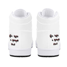 Load image into Gallery viewer, Ti Amo I love you - Exclusive Brand - White -Ti Amo I love you Logo -High-Top Synthetic Leather Sneakers
