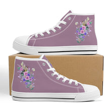 Load image into Gallery viewer, Ti Amo I love you  - Exclusive Brand  -High-Top Canvas Shoes - White Soles
