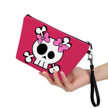 Load image into Gallery viewer, Ti Amo I love you - Exclusive Brand - Cerise Red 2 - Skeleton - Sling Cosmetic Bag
