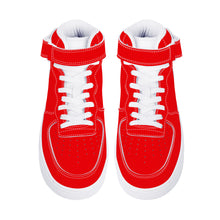 Load image into Gallery viewer, Ti Amo I love you - Exclusive Brand - Arsenal Red - High Top Unisex Sneakers
