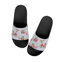 Load image into Gallery viewer, Ti Amo I love you - Exclusive Brand  - Mischka &amp; Matrix Floral- Slide Sandals - Black Soles
