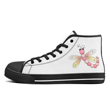 Load image into Gallery viewer, Ti Amo I love you - Exclusive Brand - Firefly - High-Top Canvas Shoes - Black Soles
