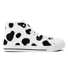 Load image into Gallery viewer, Ti Amo I love you - Exclusive Brand  - High-Top Canvas Shoes - White Soles
