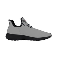 Load image into Gallery viewer, Ti Amo I love you - Exclusive Brand - Silver Chalice - Skelton Hands with Heart - Mens / Womens - Lightweight Mesh Knit Sneaker - Black Soles
