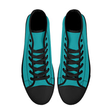 Load image into Gallery viewer, Ti Amo I love you - Exclusive Brand - High-Top Canvas Shoes - Black Soles
