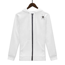 Load image into Gallery viewer, Ti Amo I love you - Exclusive Brand  - White - Spider  -Men&#39;s  Zip Hoodie
