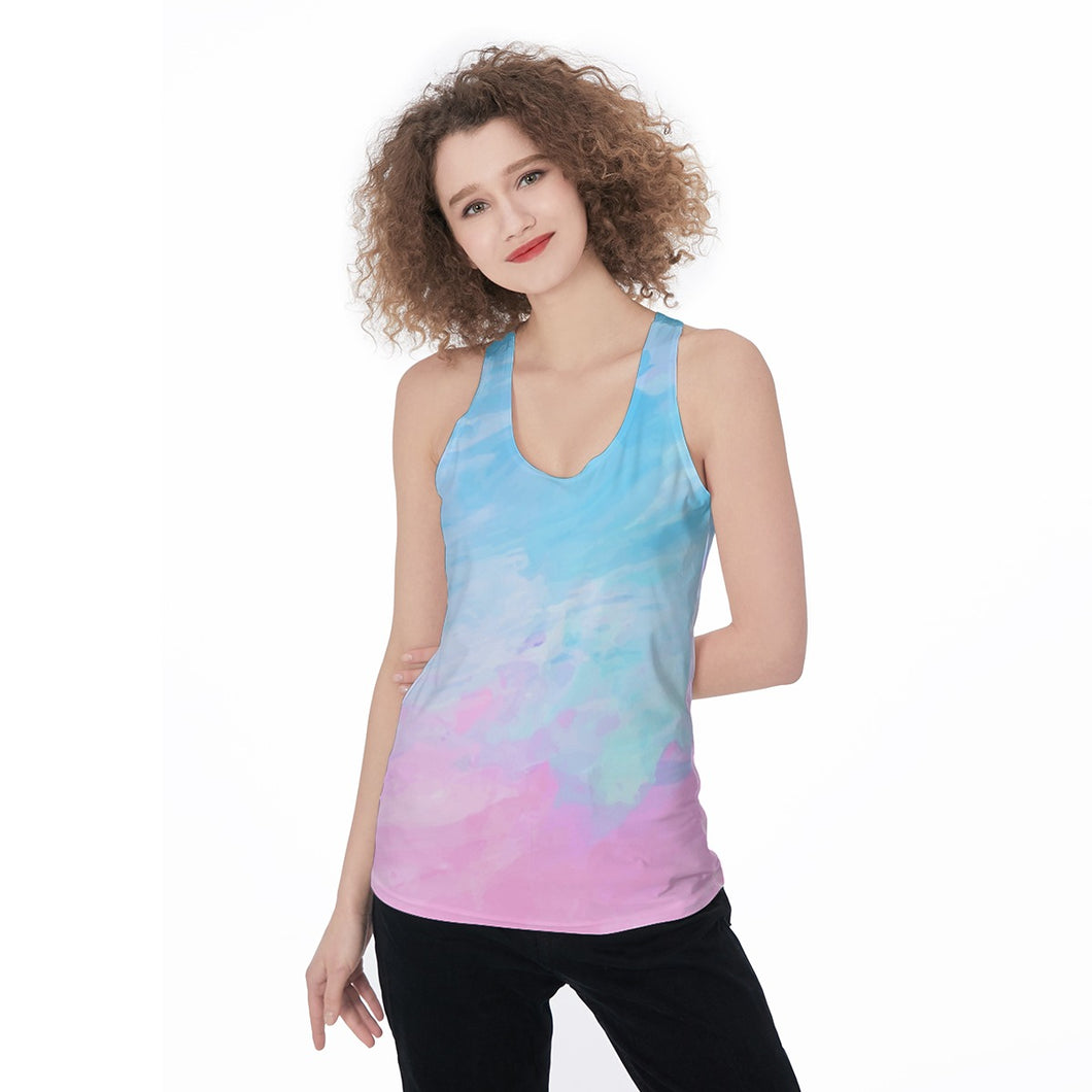 Ti Amo I love you - Exclusive Brand - Multicolor - Women's Racerback Tank Top