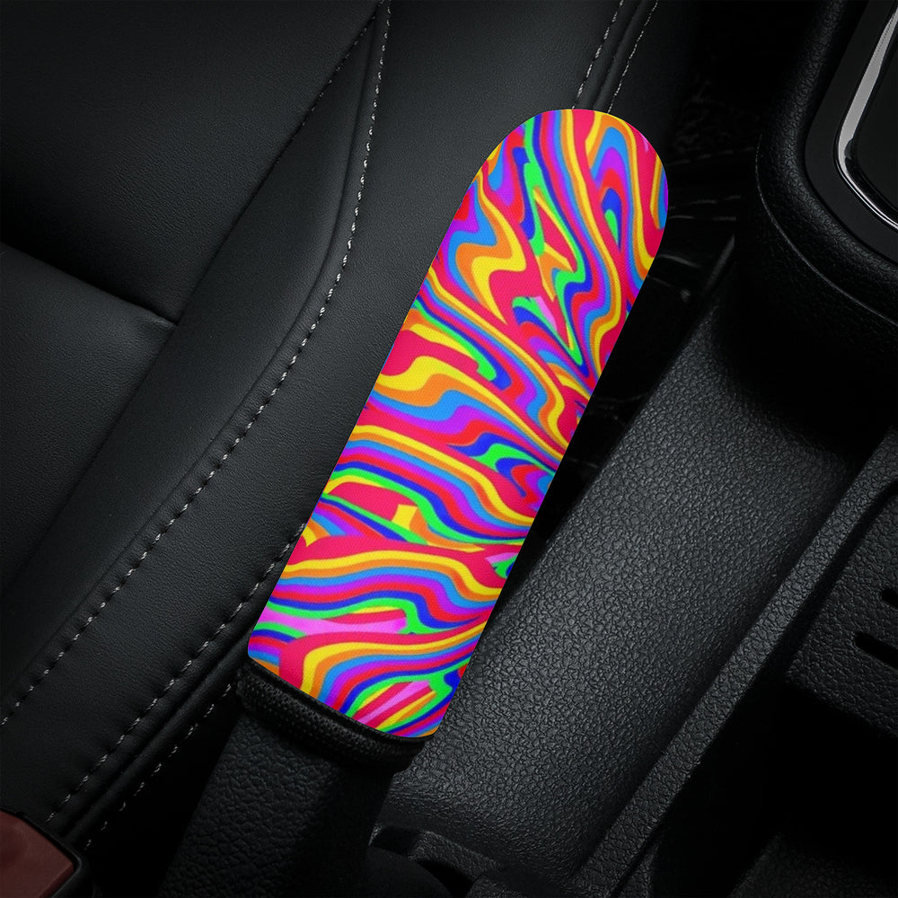 Ti Amo I love you  - Exclusive Brand - Rainbow - Car Handbrake Cover