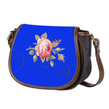 Load image into Gallery viewer, Ti Amo I love you - Exclusive Brand - Blue Blue Eyes -  Rose -  Saddle Bag
