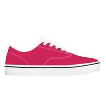 Load image into Gallery viewer, Ti Amo I love you - Exclusive Brand - Cerise Red 2 - Double White Heart -  Skate Shoe - White Soles
