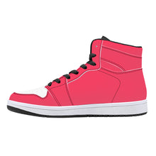 Load image into Gallery viewer, Ti Amo I love you - Exclusive Brand  - Radical Red - High-Top Synthetic Leather Sneakers - Black Soles
