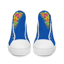 Load image into Gallery viewer, Ti Amo I love you - Exclusive Brand  - High-Top Canvas Shoes - White Soles
