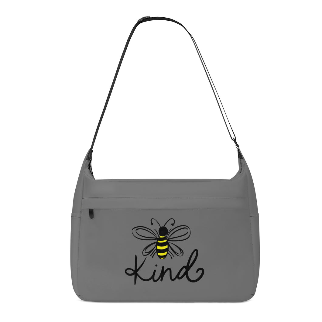 Ti Amo I love you - Exclusive Brand - Dove Gray - Bee Kind - Journey Computer Shoulder Bag