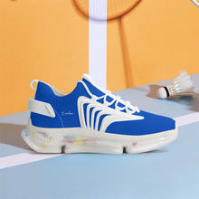 Load image into Gallery viewer, Ti Amo I love you - Exclusive Brand  - Absolute Zero Blue - Womens - Air Max React Sneakers - White Soles
