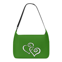 Load image into Gallery viewer, Ti Amo I love you - Exclusive Brand - Bilbao - Double White Heart - Journey Computer Shoulder Bag
