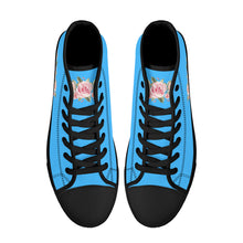 Load image into Gallery viewer, Ti Amo I love you - Exclusive Brand - High-Top Canvavs Shoes - Black Soles
