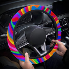 Load image into Gallery viewer, Ti Amo I love you - Exclusive Brand - Rainbow - Car Steering Wheel Covers
