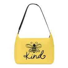 Load image into Gallery viewer, Ti Amo I love you - Exclusive Brand - Mustard Yellow - Bee Kind - Journey Computer Shoulder Bag
