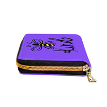 Load image into Gallery viewer, Ti Amo I love you - Exclusive Brand  - Light Purple - Bee Kind - Zipper Purse Clutch Bag
