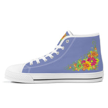 Load image into Gallery viewer, Ti Amo I love you - Exclusive Brand  - High-Top Canvas Shoes - White Soles
