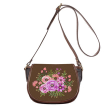 Load image into Gallery viewer, Ti Amo I love you - Exclusive Brand - Ancient Forest - Floral Bouquet - Saddle Bag
