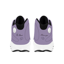 Load image into Gallery viewer, Ti Amo I love you  - Exclusive Brand  - Amethyst Smoke - Womens Basketball Shoes - Black Laces
