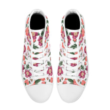 Load image into Gallery viewer, Ti Amo I love you - Exclusive Brand  - High-Top Canvas Shoes - White Soles
