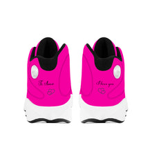 Load image into Gallery viewer, Ti Amo I love you  - Exclusive Brand  - Hollywood Cerise - Basketball Shoes - Black Laces
