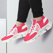 Load image into Gallery viewer, Ti Amo I love you - Exclusive Brand  - Radical Red - Mens / Womens - Air Max React Sneakers - White Soles
