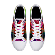 Load image into Gallery viewer, Ti Amo I love you - Exclusive Brand - Amethyst &amp; Mauve Twist -Low-Top Canvas Shoes - White Soles
