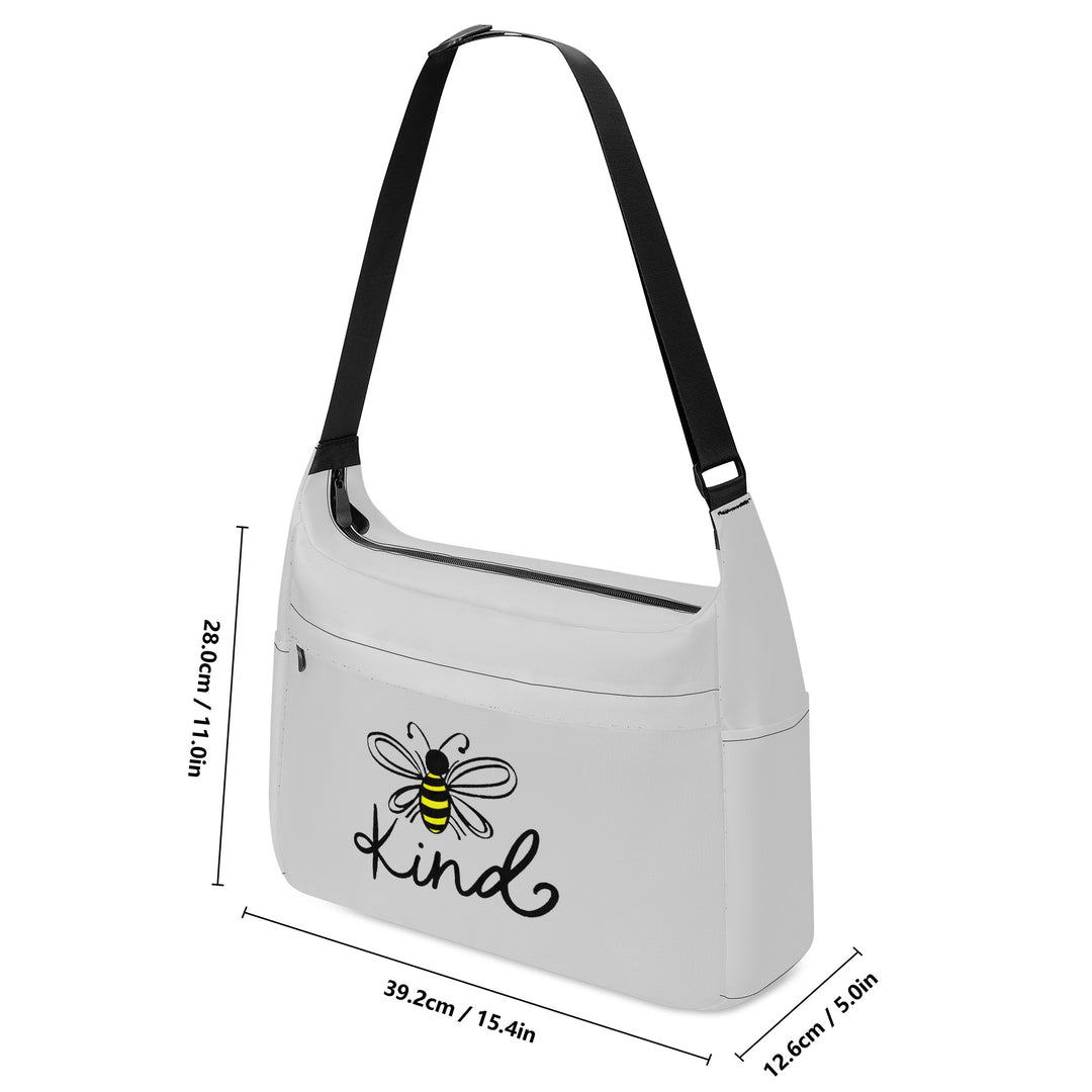 Ti Amo I love you - Exclusive Brand - Alto Gray - Bee Kind - Journey Computer Shoulder Bag
