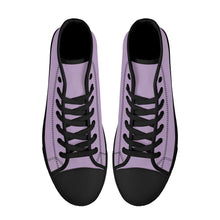 Load image into Gallery viewer, Ti Amo I love you - Exclusive Brand - High-Top Canvas Shoes - Black Soles
