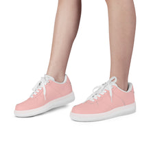 Load image into Gallery viewer, Ti Amo I love you - Exclusive Brand  - Your Pink - Transparent Low Top Air Force Leather Shoes
