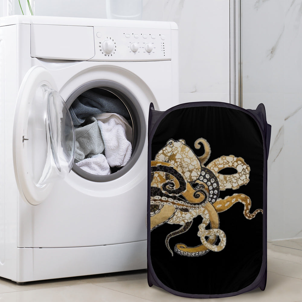 Ti Amo I love you - Exclusive Brand - Laundry Hamper Black