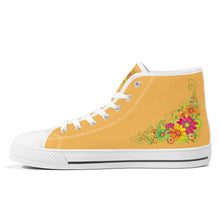 Load image into Gallery viewer, Ti Amo I love you - Exclusive Brand - High-Top Canvas Shoes - White Soles
