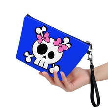 Load image into Gallery viewer, Ti Amo I love you - Exclusive Brand  - Blue Blue Eyes - Skeleton - Sling Cosmetic Bag
