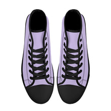 Load image into Gallery viewer, Ti Amo I love you - Exclusive Brand - High-Top Canvas Shoes - Black Soles
