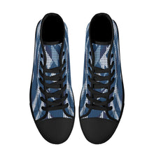 Load image into Gallery viewer, Ti Amo I love you - Exclusive Brand - High-Top Canvas Shoes - Black Soles
