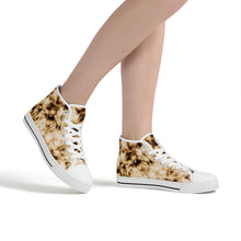 Load image into Gallery viewer, Ti Amo I love you - Exclusive Brand  - High-Top Canvas Shoes - White Soles
